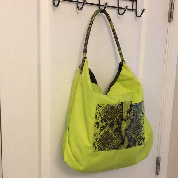 Reversible Falchi Green and Brown Bag - Picture 3 of 17